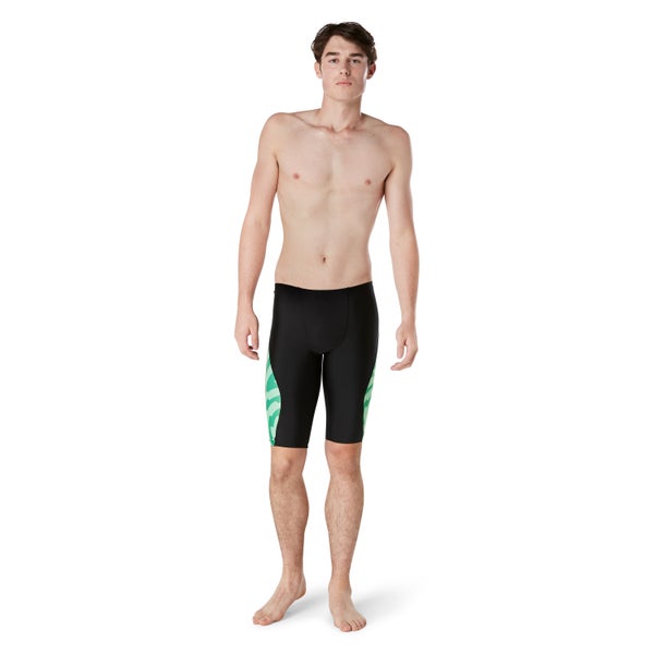 Speedo Men's Vortex Maze Jammer Black/Green