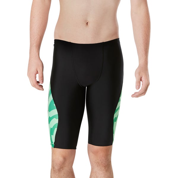 speedo Men's Vortex Maze Jammer Black/Green