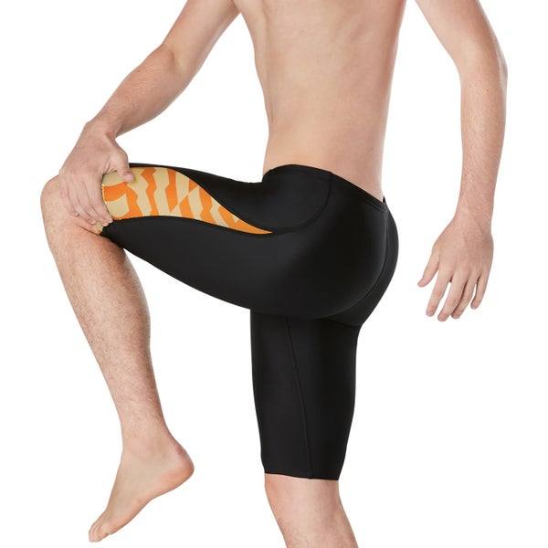 Speedo Men's Vortex Maze Jammer Black/Orange