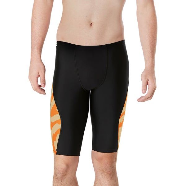 speedo Men's Vortex Maze Jammer Black/Orange