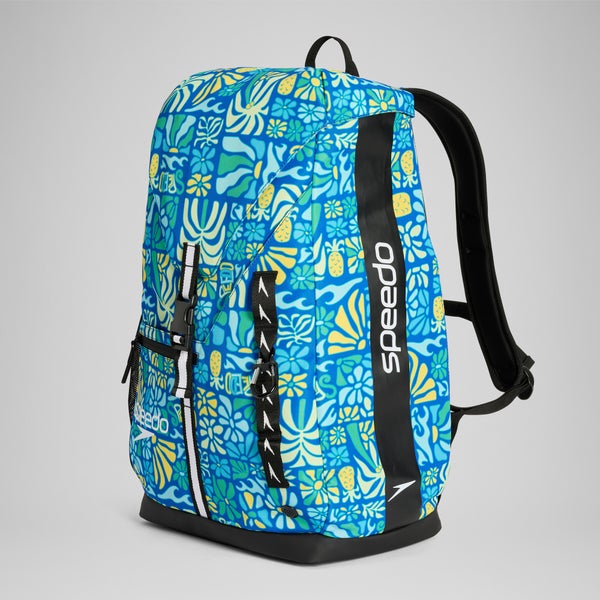Speedo Printed 35L Team Rucksack Blue