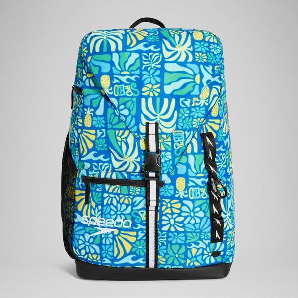 speedo Printed 35L Team Rucksack Blue