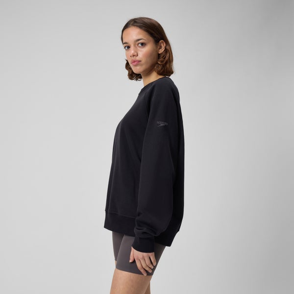 Speedo Unisex Fleece Crew Black