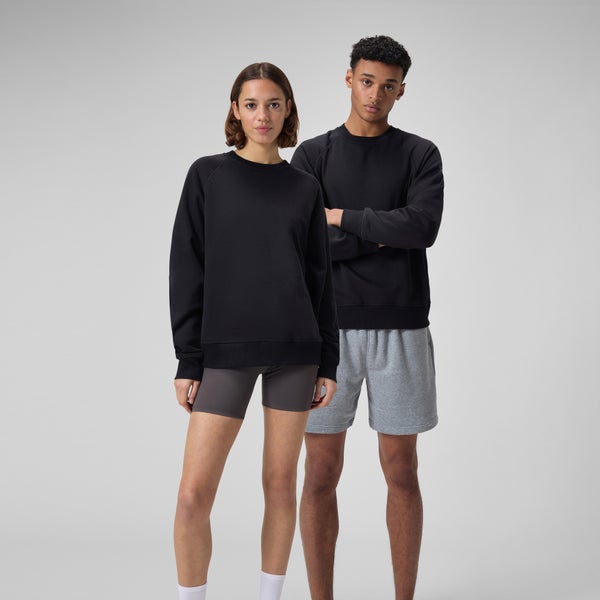 Speedo Unisex Fleece Crew Black