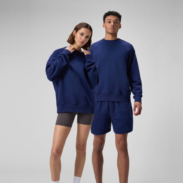 Speedo Unisex Fleece Crew Navy