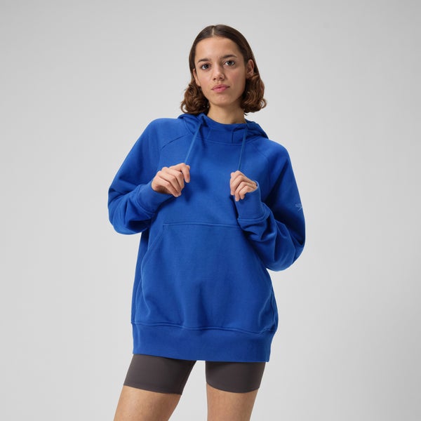 speedo Unisex Fleece Hoodie Blue