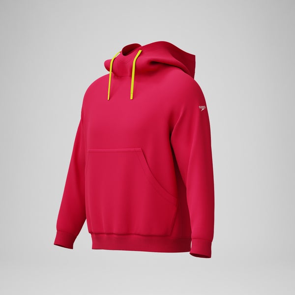 Speedo Unisex Fleece Hoodie Red