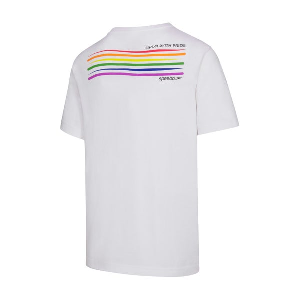 Speedo Unisex Pride Short Sleeve Tee White