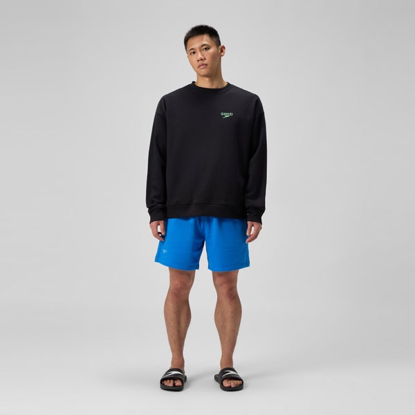 Speedo Unisex Team Event Fleece Crew Neck Black