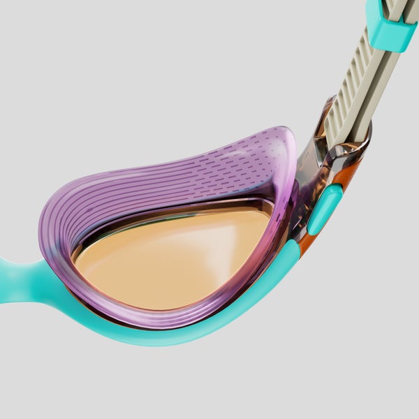 Speedo Women's Biofuse 2.0 Goggles Blue/Orange