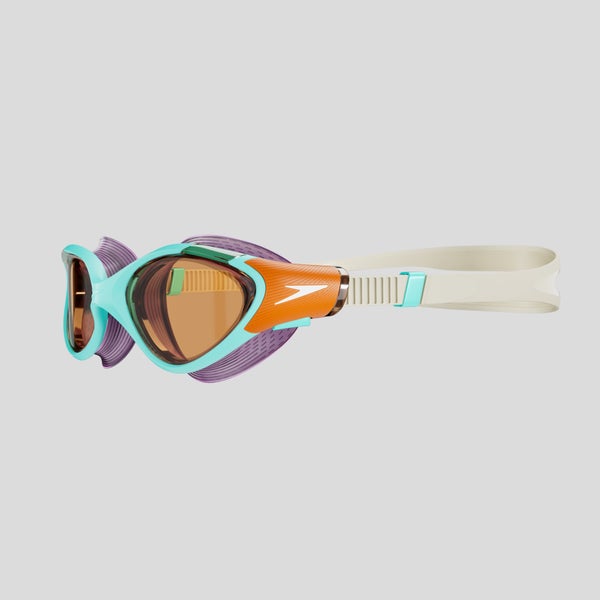 Speedo Women's Biofuse 2.0 Goggles Blue/Orange