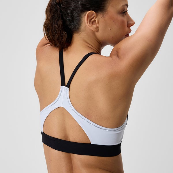 Speedo Women's Colorblock Bikini Top Black/White