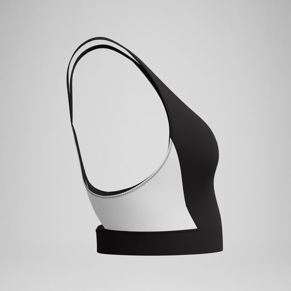 Speedo Women's Colorblock Bikini Top Teal/Navy