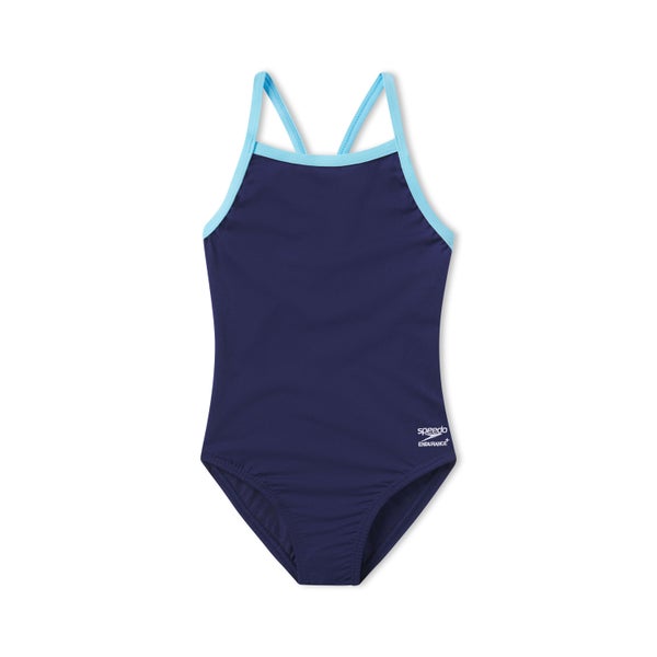 speedo Women's Flyback One Piece Youth Blue/Navy
