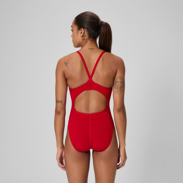 Speedo Women's Guard One Piece Red