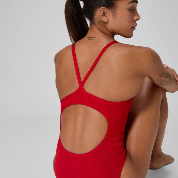 Speedo Women's Guard One Piece Red