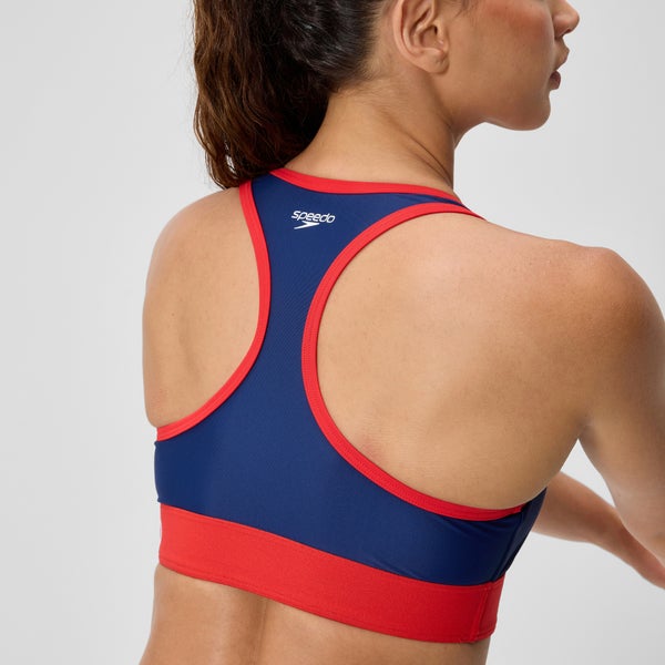 Speedo Women's Guard Racerback Top Navy