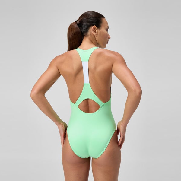 Speedo Women's Jetstream Racerback One Piece Green