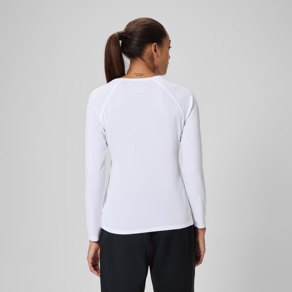 Speedo Women's Long Sleeve Swim Tee White