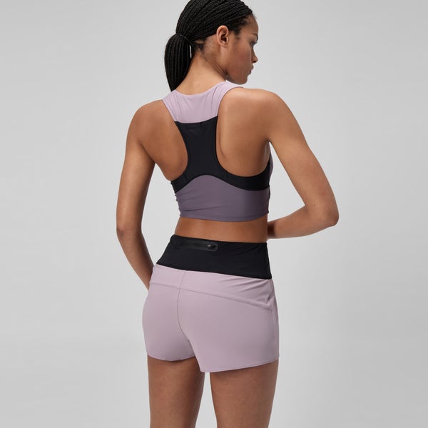 Speedo Women's Lookout Solid Swim Shorts Mauve