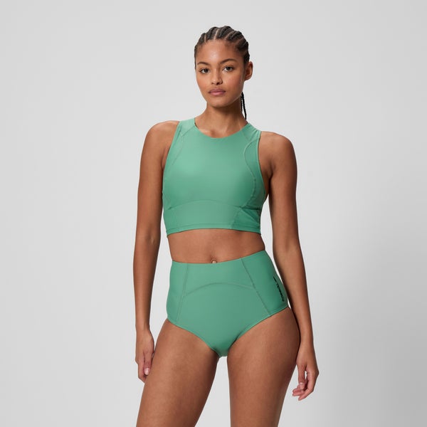 speedo Women's Ocean Flex Boyleg Bottom Green