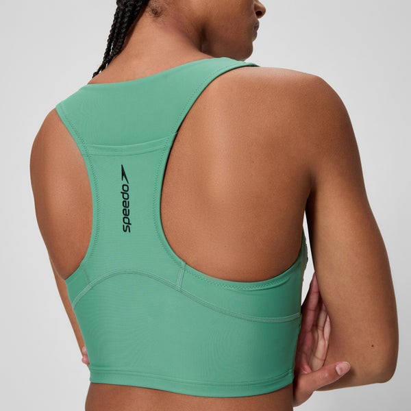 Speedo Women's Ocean Flex Crop Top Green