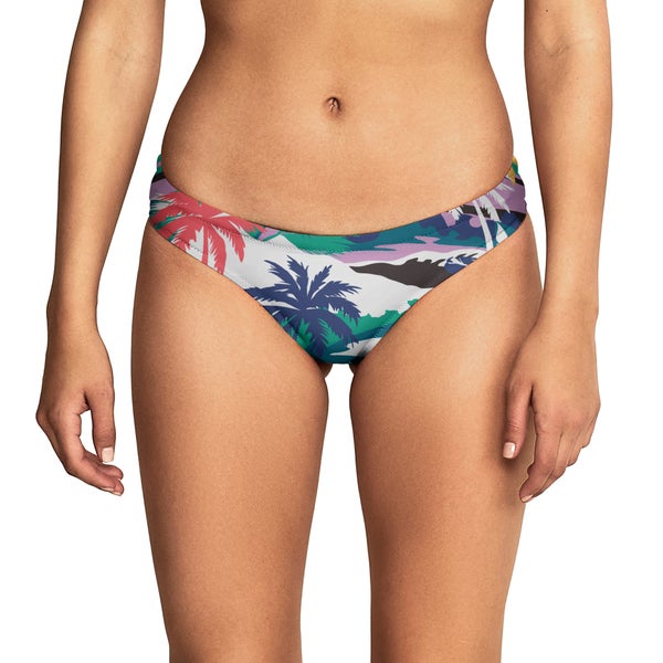 speedo Women's Printed Cheeky Hipster Purple