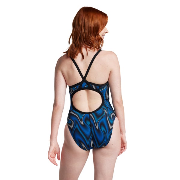 Speedo Women's Purpose Flyback One Piece Blue