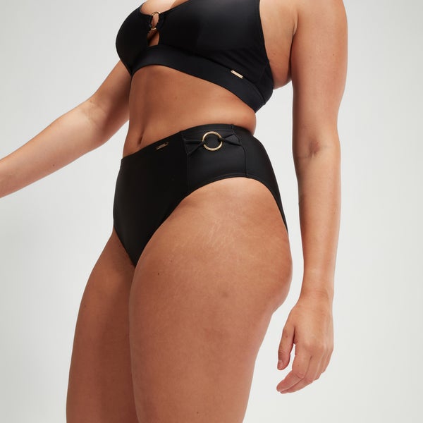 Speedo Women's Shaping High Waist Brief Black