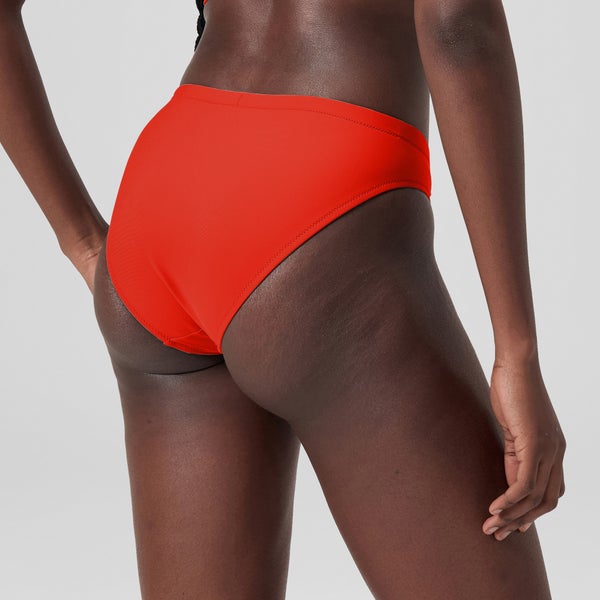 Speedo Women's Solid Classic Bottom Red