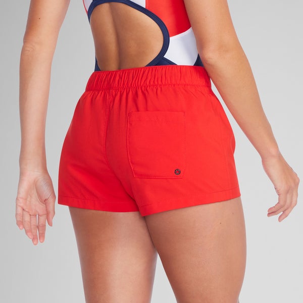 Speedo Women's Solid Training Volley Red