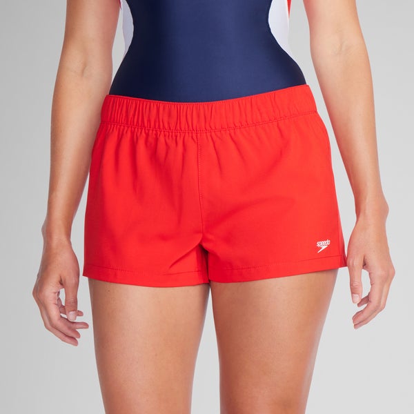 speedo Women's Solid Training Volley Red