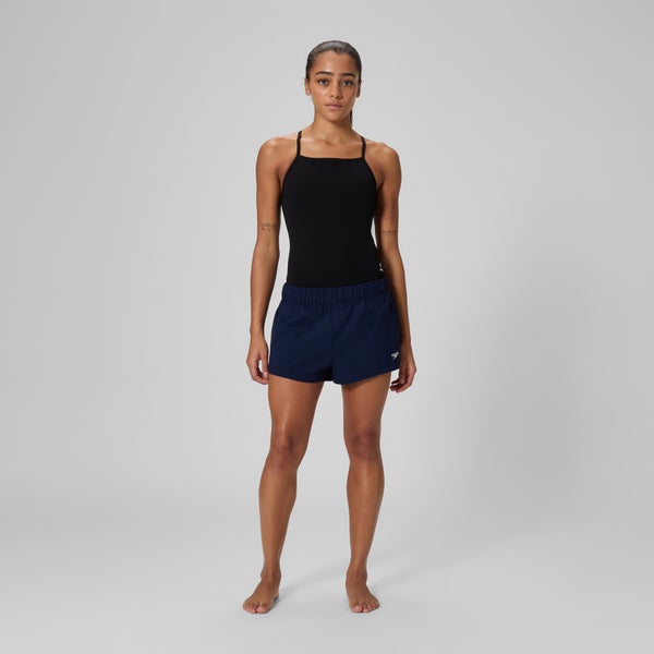 Speedo Women's Solid Volley Swim Shorts Navy