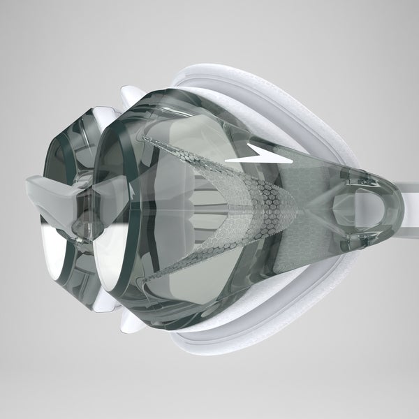 Speedo Women's Vanquisher 3.0 Goggles White/Steel