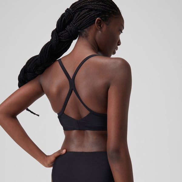 Speedo Women's Women's Racerback Crop Top Black