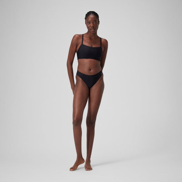 Speedo Women's Women's Racerback Crop Top Black