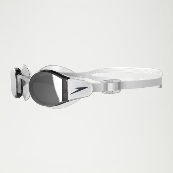 Speedo Unisex Mariner Pro Mirrored Goggles White/Gray