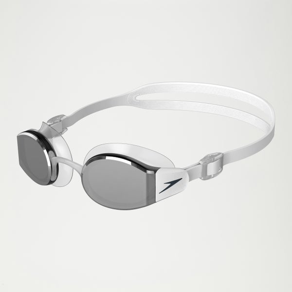 speedo Unisex Mariner Pro Mirrored Goggles White/Gray
