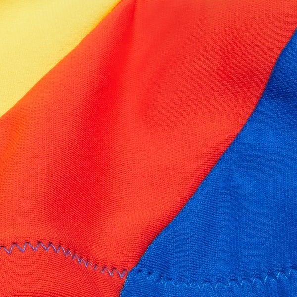 Speedo Women's Color Block Tie Back Bikini Top Yellow