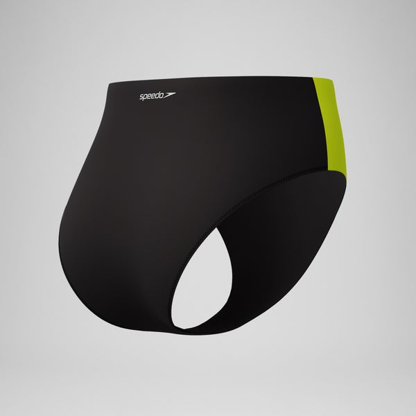Speedo Women's Colorblock Highwaist Bikini Bottom Black/Blue