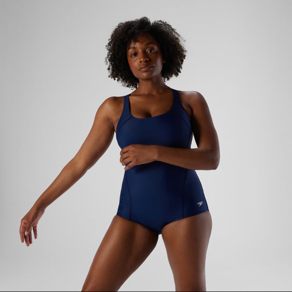 speedo Women's Conservative Ultraback One Piece Navy