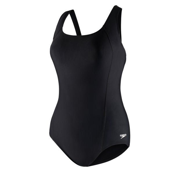 speedo Women's Conservative Ultraback Plus One Piece Black