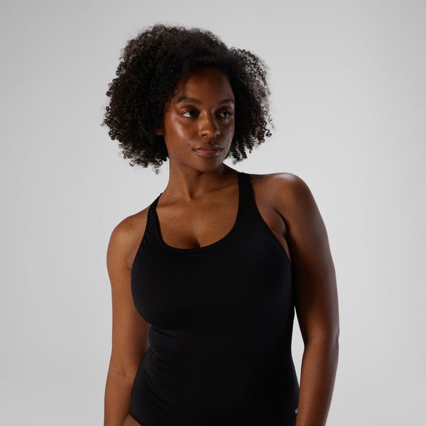 Speedo Women's Contemporary Ultraback One Piece Black