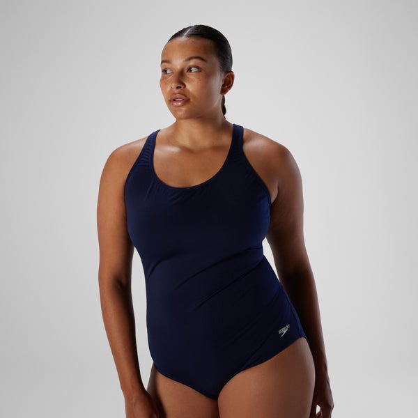 Speedo Women's Contemporary Ultraback One Piece Navy