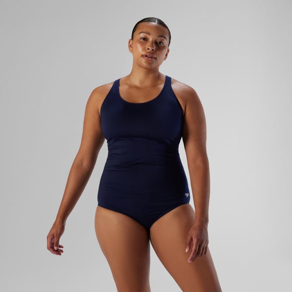 speedo Women's Contemporary Ultraback One Piece Navy