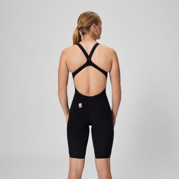 Speedo Women's Fastskin 2.0 LZR Valor 2.0 Openback Kneeskin Black