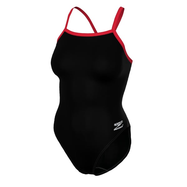 Speedo Women's Flyback Youth Training Suit One Piece - Red