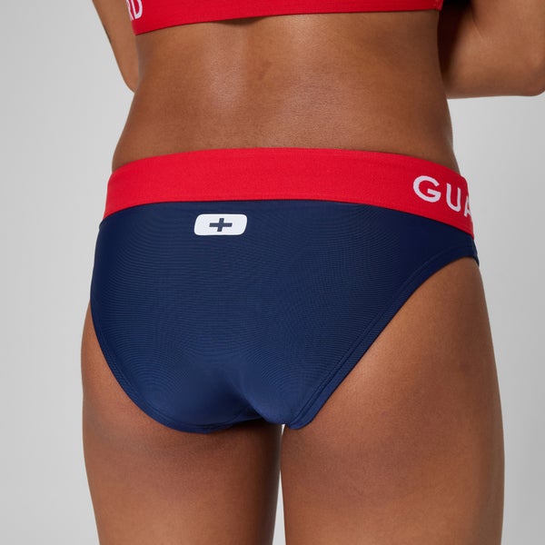 Speedo Women's Guard Classic Bikini Bottom Navy/Red