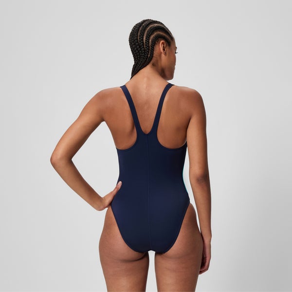 Speedo Women's Hyperboom Butterfly Back One Piece Navy/Blue