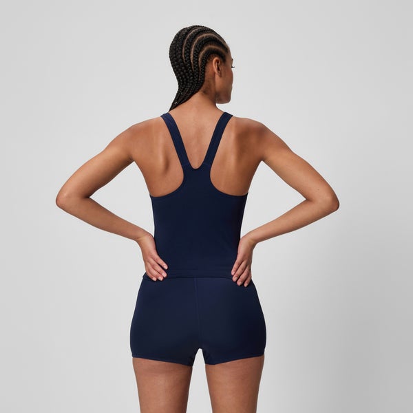 Speedo Women's Hyperboom Splice Two Piece Navy/Green